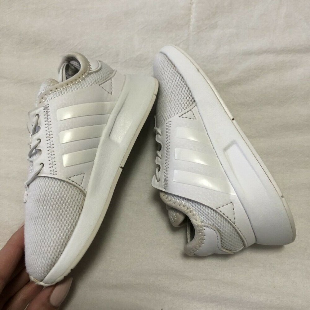 Toddler Size Adidas Classic White SZ 8Y! Sneakers!